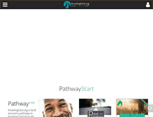 Tablet Screenshot of knowinggod.org